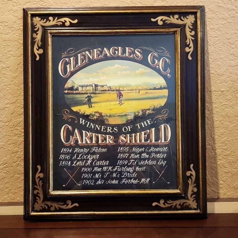 VINTAGE GOLF ART